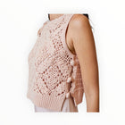 dh New York Del Combo Sweater Dress - Pale Peach