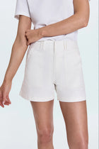 Pistola Marissa High Rise Utility Shorts - White