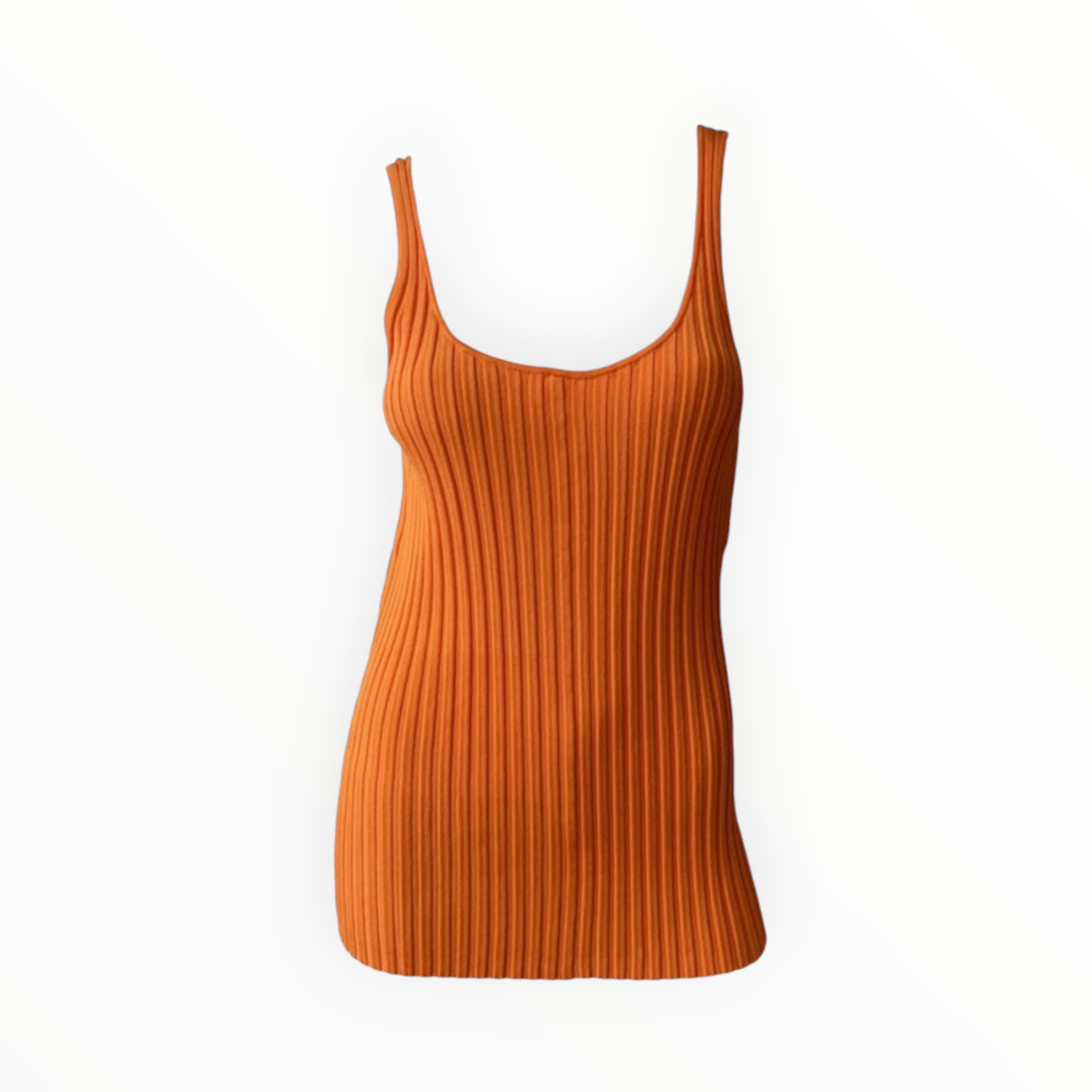 By Malene Birger Seyf Ribbed Tank - Orange