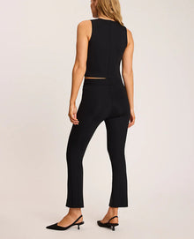 Commando Neoprene Split Front Pant - Black