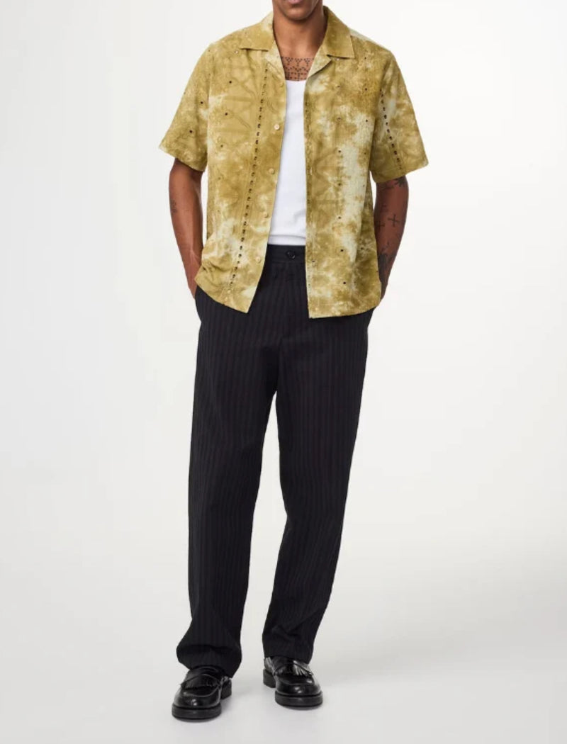 NN07 Julio Embroidery Shirt - Evergreen
