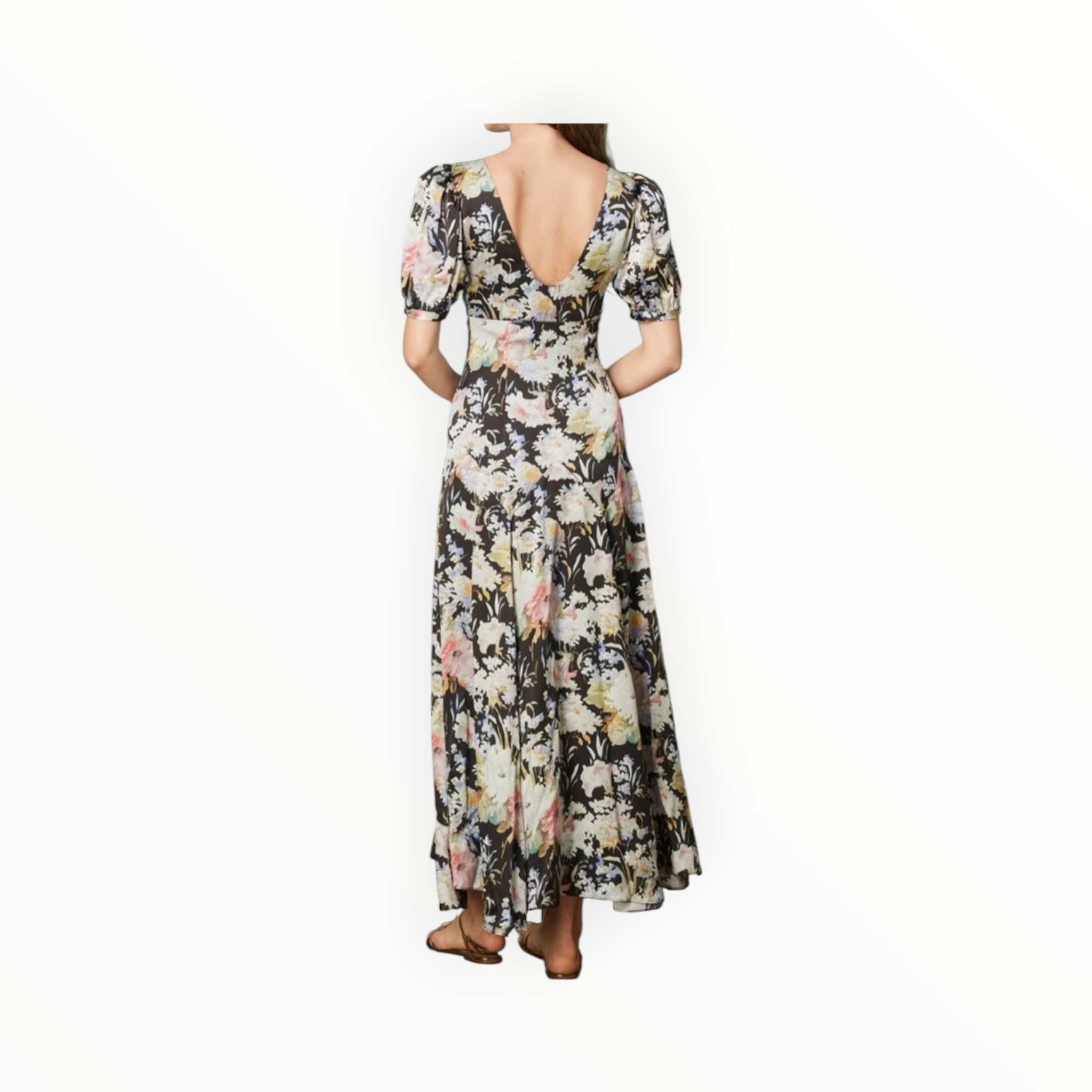 Black Iris Cassie Dress - June Blooms