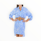 walker & wade Day Tripper Dress - Periwinkle Zebra