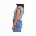 Nation Ltd Florry Ruffled Raglan Tank - Laurel