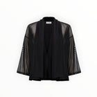 Joseph Ribkoff Sheer Kimono - Black