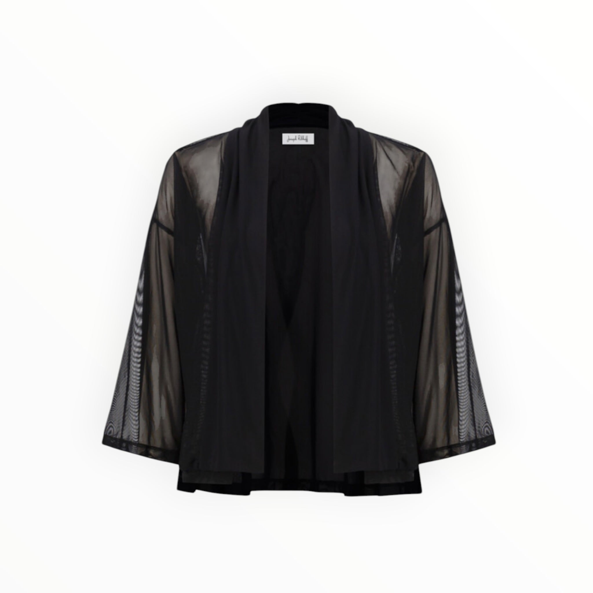 Joseph Ribkoff Sheer Kimono - Black