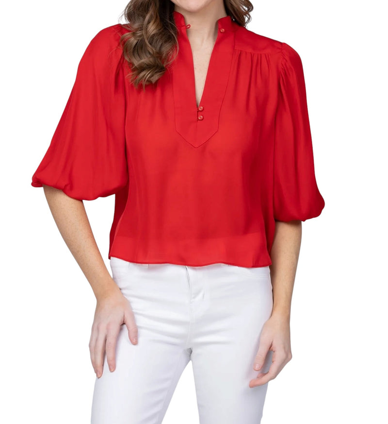 Gilner Farrar Bethany Blouse - Red