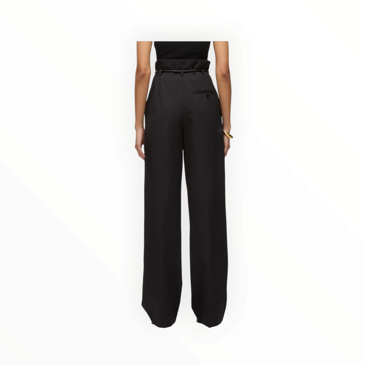 3.1 Phillip Lim Wide Leg Origami Pant - Black