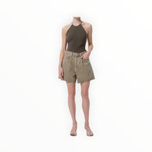 AGOLDE Rhoda Pleated A-Line Short - Cholla