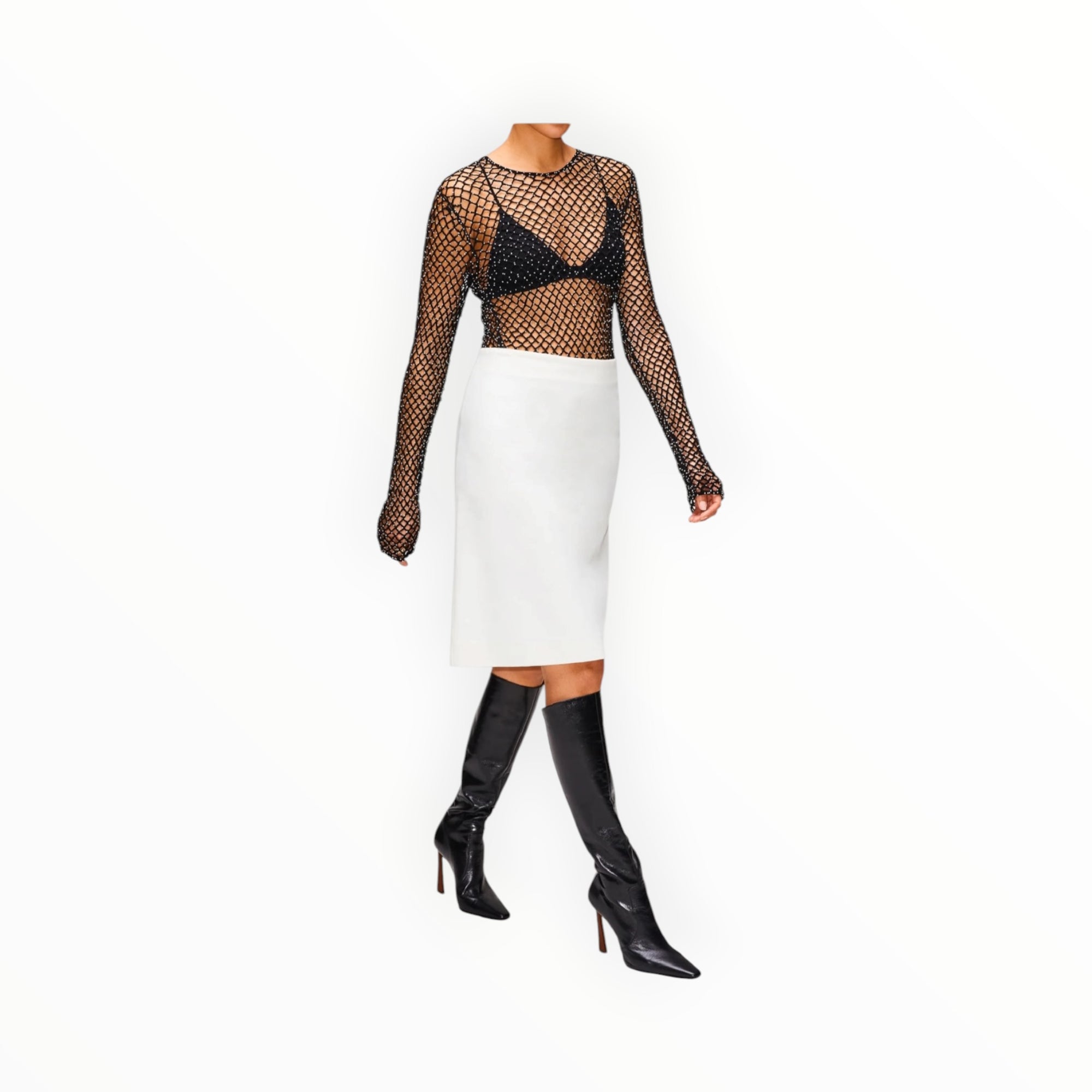 Proenza Schouler Eco Cotton Twill Adele Skirt - Eggshell
