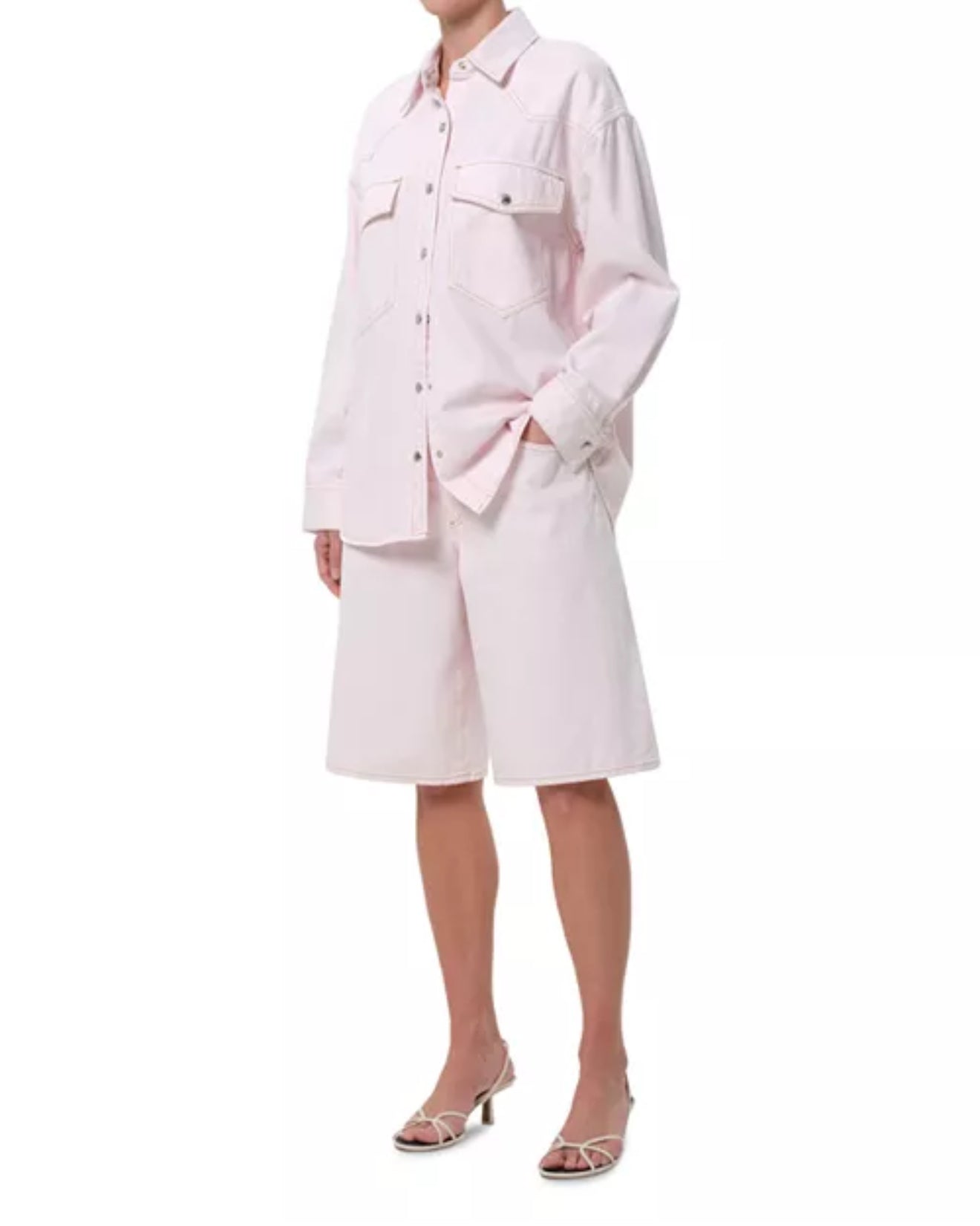 AGOLDE Lotta Western Shirt - Cosmos