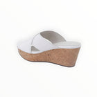 Chocolate Blu Winner Wedge - Patent White