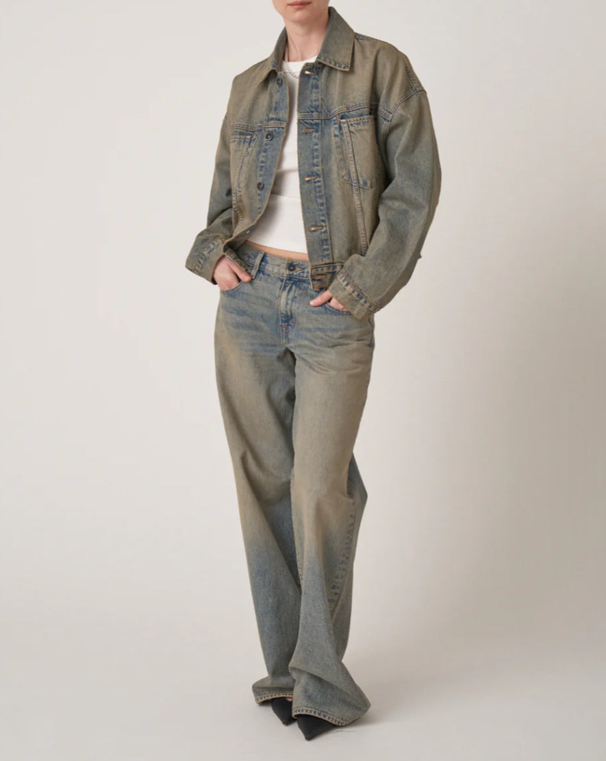 SLVRLAKE Boston Trucker Jacket - Indigo Rust