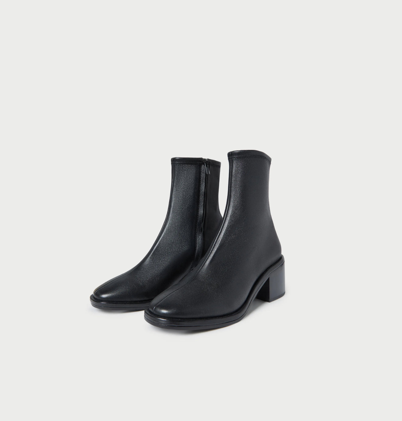 Loeffler Randall Roxy Black Leather Ankle Bootie