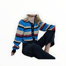 Nation Ltd Carmela Cardigan - Velour Multi Stripe