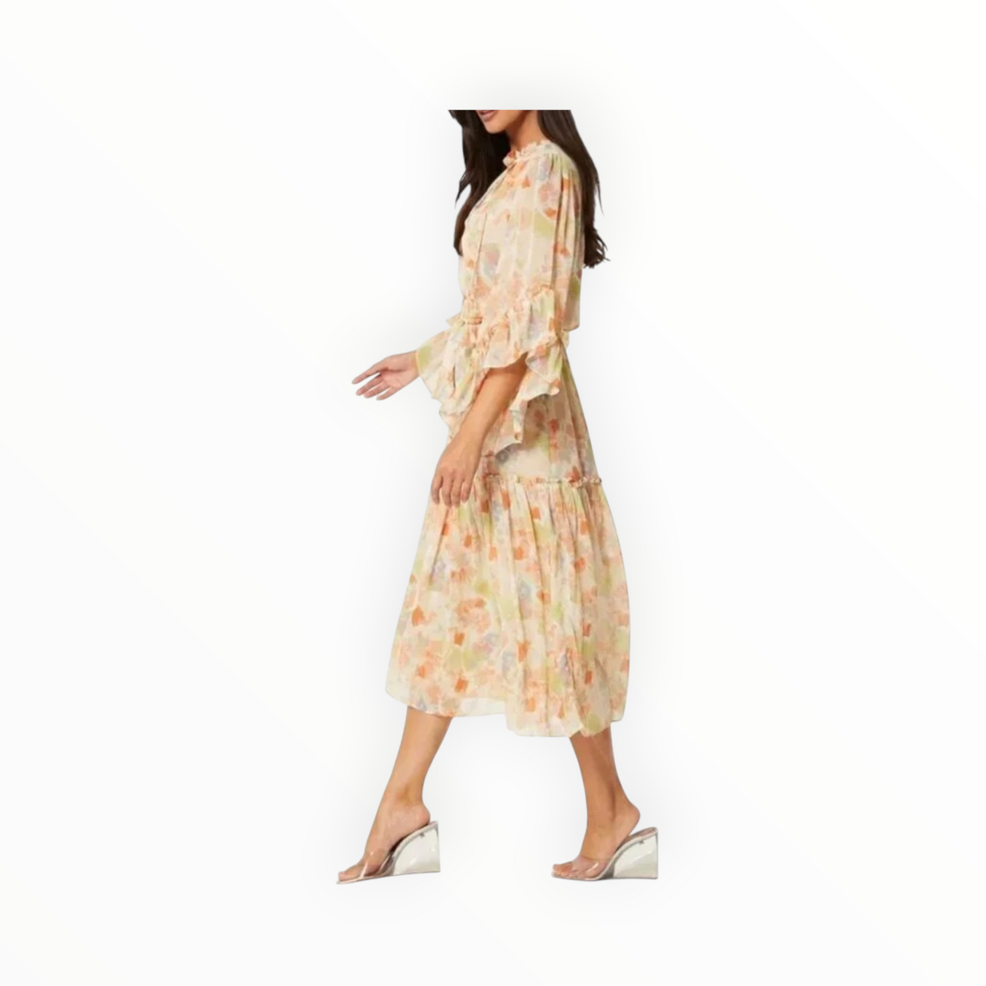 MISA Marcelle Dress - Pastel Splash