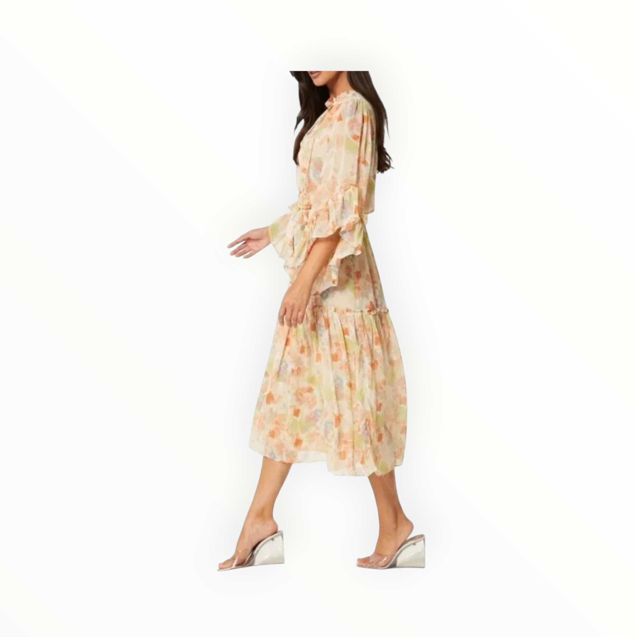 MISA Marcelle Dress - Pastel Splash
