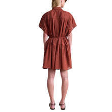Apiece Apart Agnezca Mini Dress - Smoked Paprika