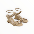 Sam Edelman Davi Sandal - Bleached Beechwood Faux Raffia