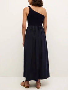 Marie Oliver Tobie One Shoulder Dress - Navy