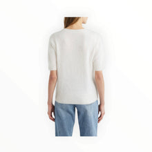 Margaret O'Leary Brushed Cashmere Tee - Chalk