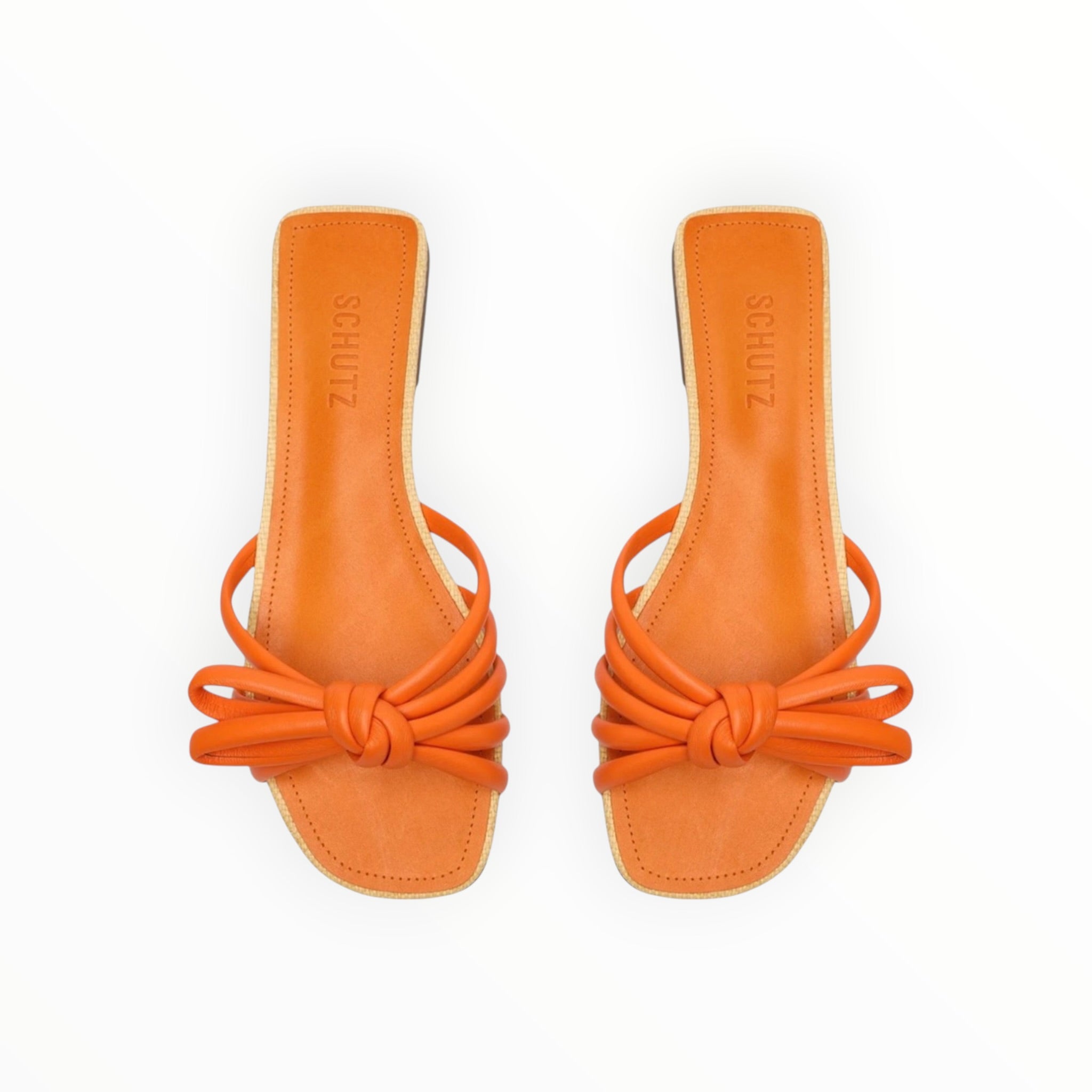 Schutz Blossom Flats - Tangerine