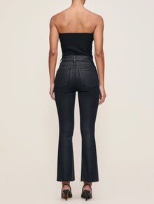 DL1961 Bridget Boot High Rise Instasculpt™ Crop Jeans - Black Coated