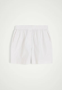 Herskind Alma Shorts - Creme Pinstripe