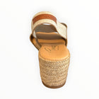 Pinaz Elastic Strap Espadrille - Natural