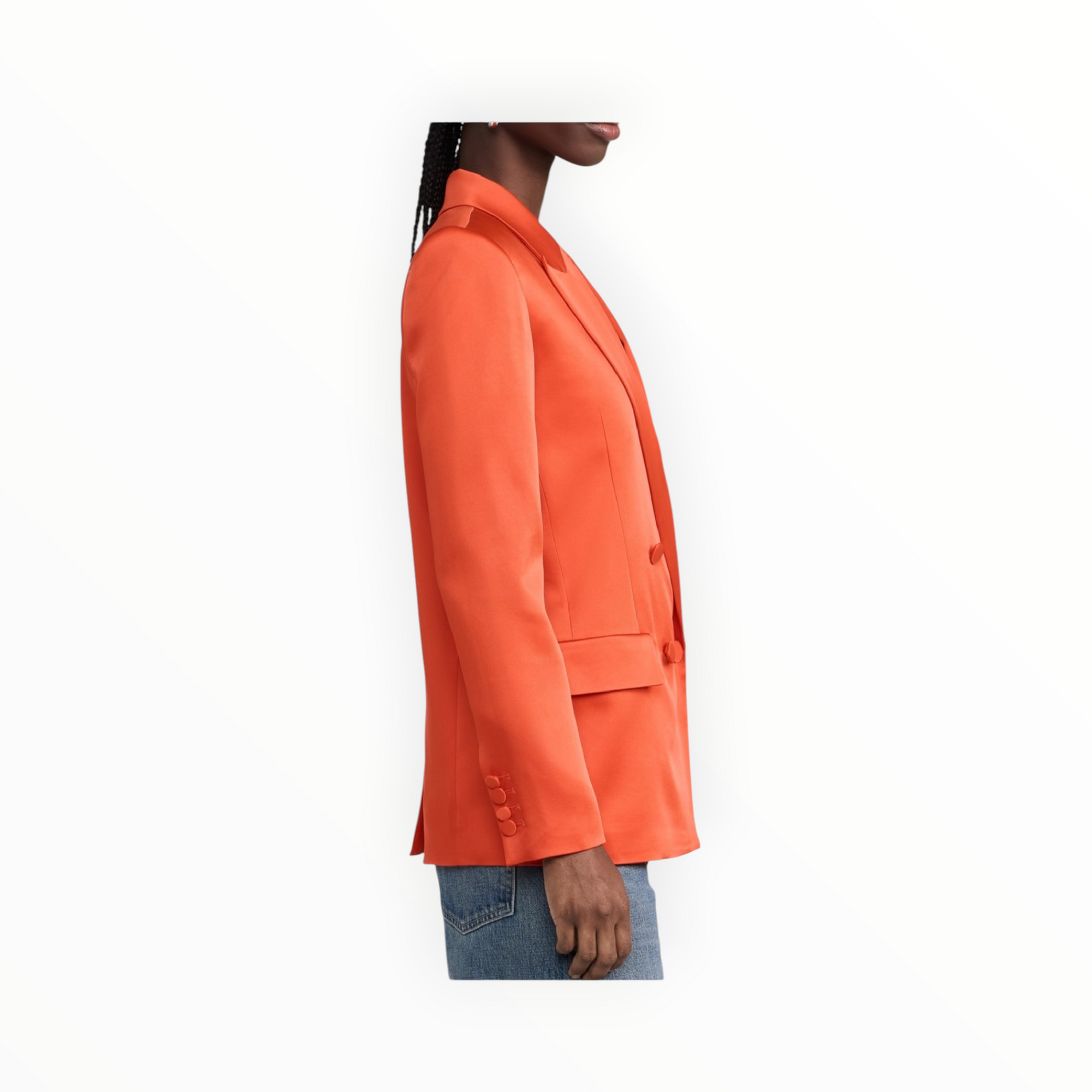 Jonathan Simkhai Flame Norah Blazer - Flame