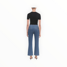 SIMKHAI Ansel Crop Flare Jeans - Midnight Wash