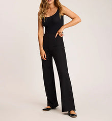 Commando Neoprene Wide Leg Pant - Black