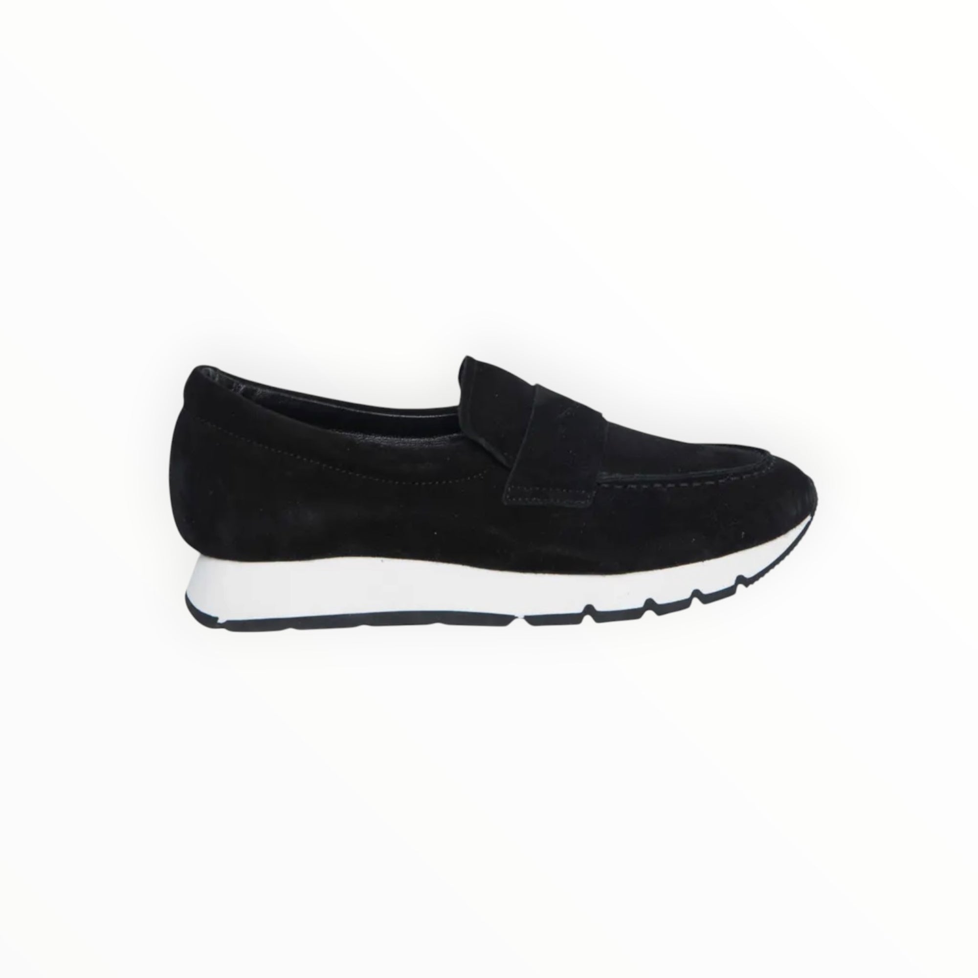 Voile Blanche Julia Loafer - Black Suede