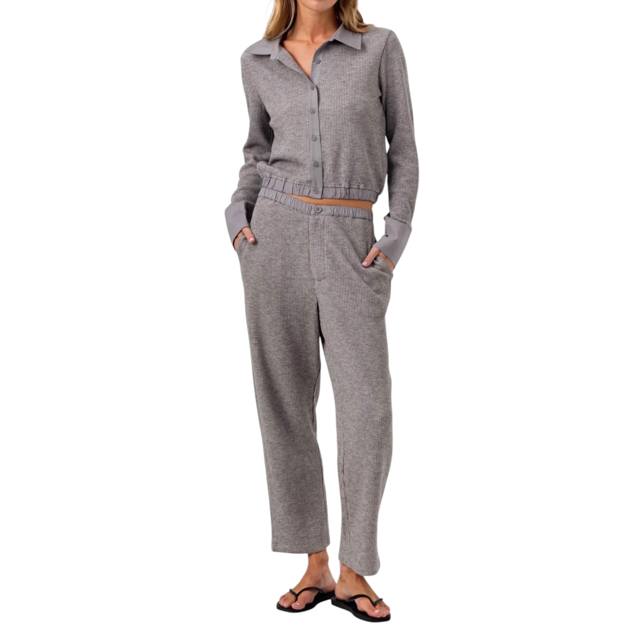 sundays Nell Shirt - Fog Heather