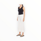 Fifteen Twenty Regina Cuff Cropped Pants- Off White