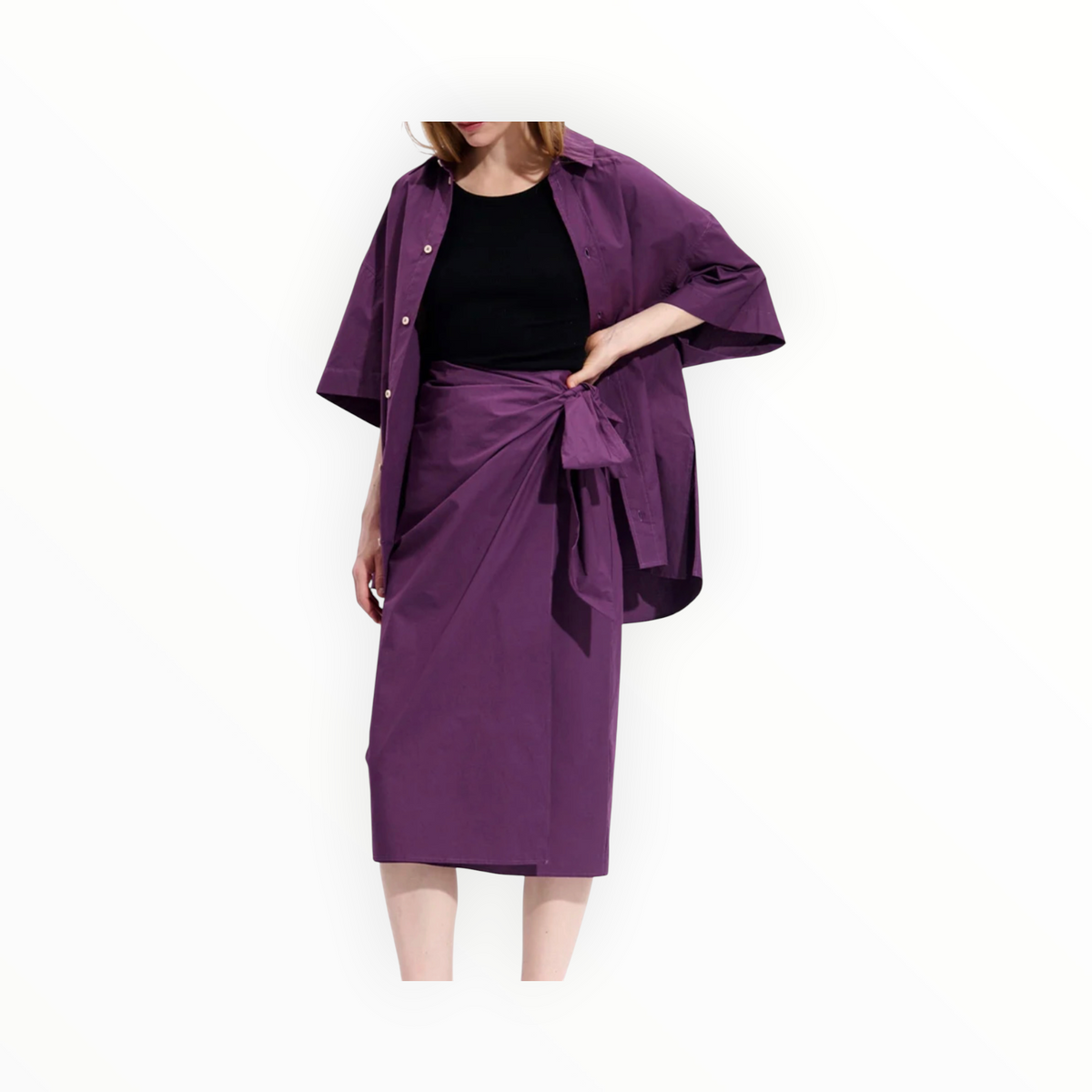 Bellepiece Pio Shirt - Purple