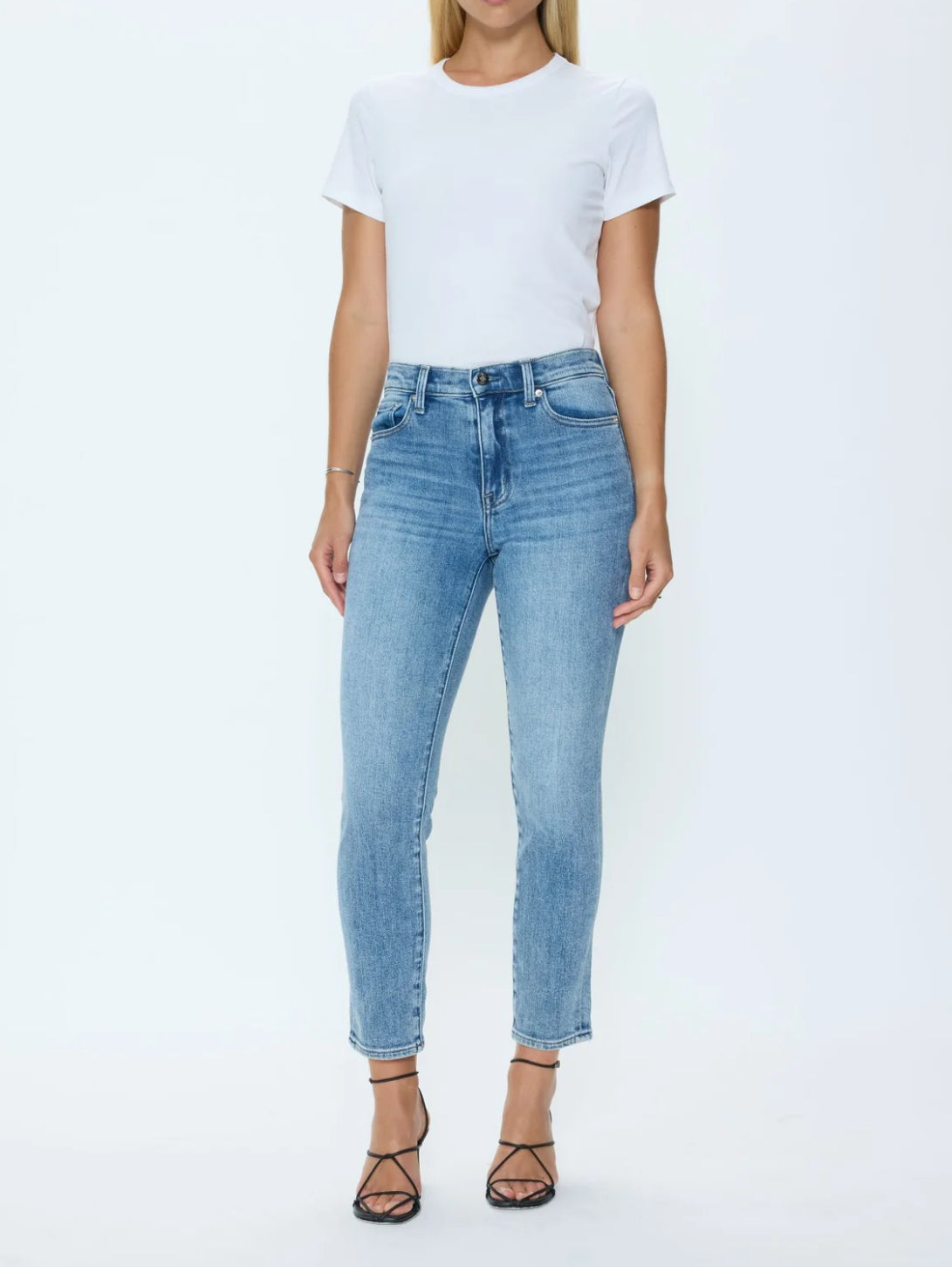 Pistola Madi High Rise Slim Jean - Silver Lake