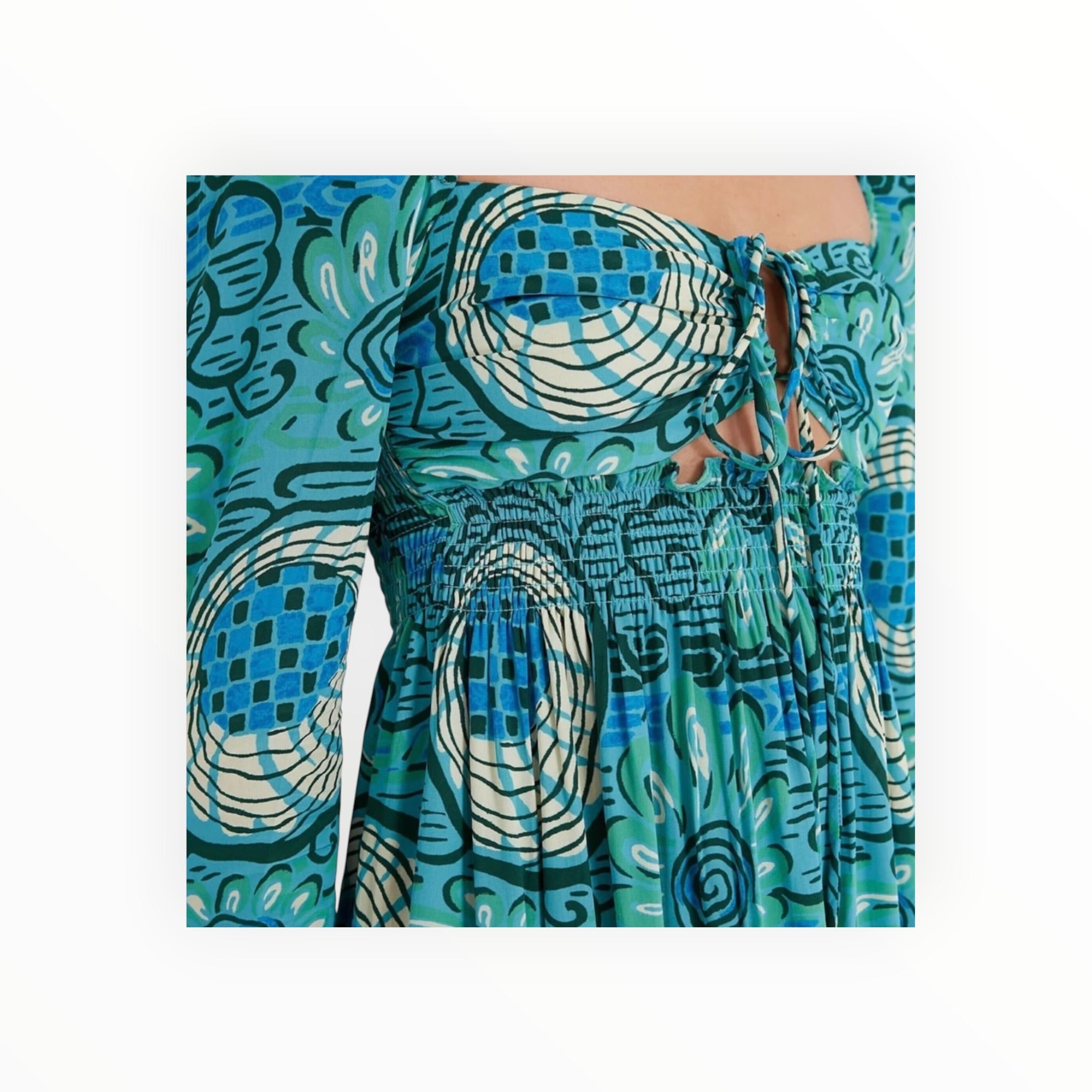 RHODE Aquatic Bloom Phoenix Dress