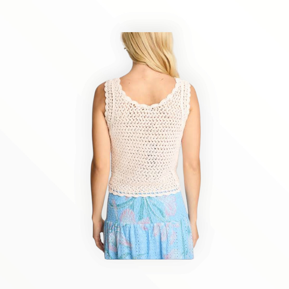 Caballero Nori Top - Peach Dust