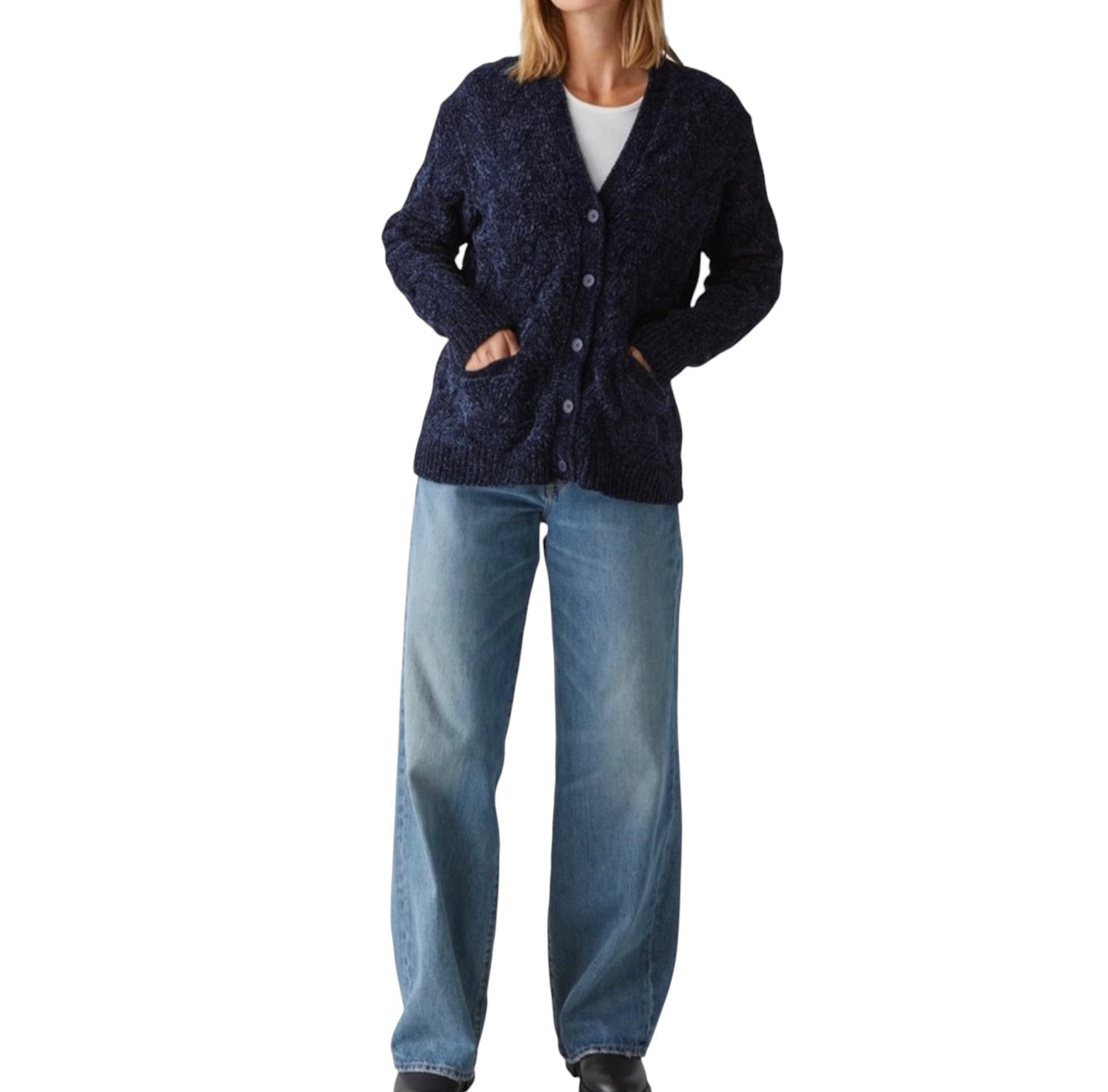 Michael Stars Dax Cardigan - Nocturnal