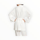Raquel Allegra Cotton Gauze Medley Robe - Cream