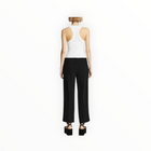 Proenza Schouler Bi-Stretch Crepe Cropped Pants - Black
