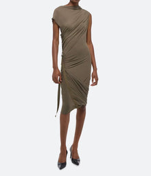 Helmut Lang Sleeveless Wind Dress - Olive