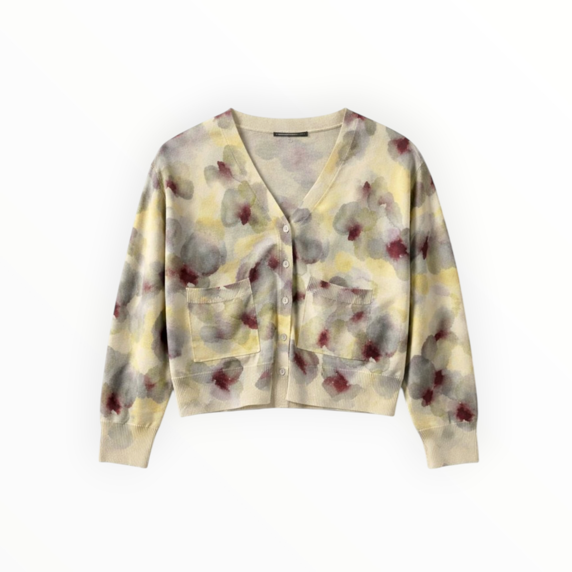 in bed with yOu Watercolor Floral Cardigan