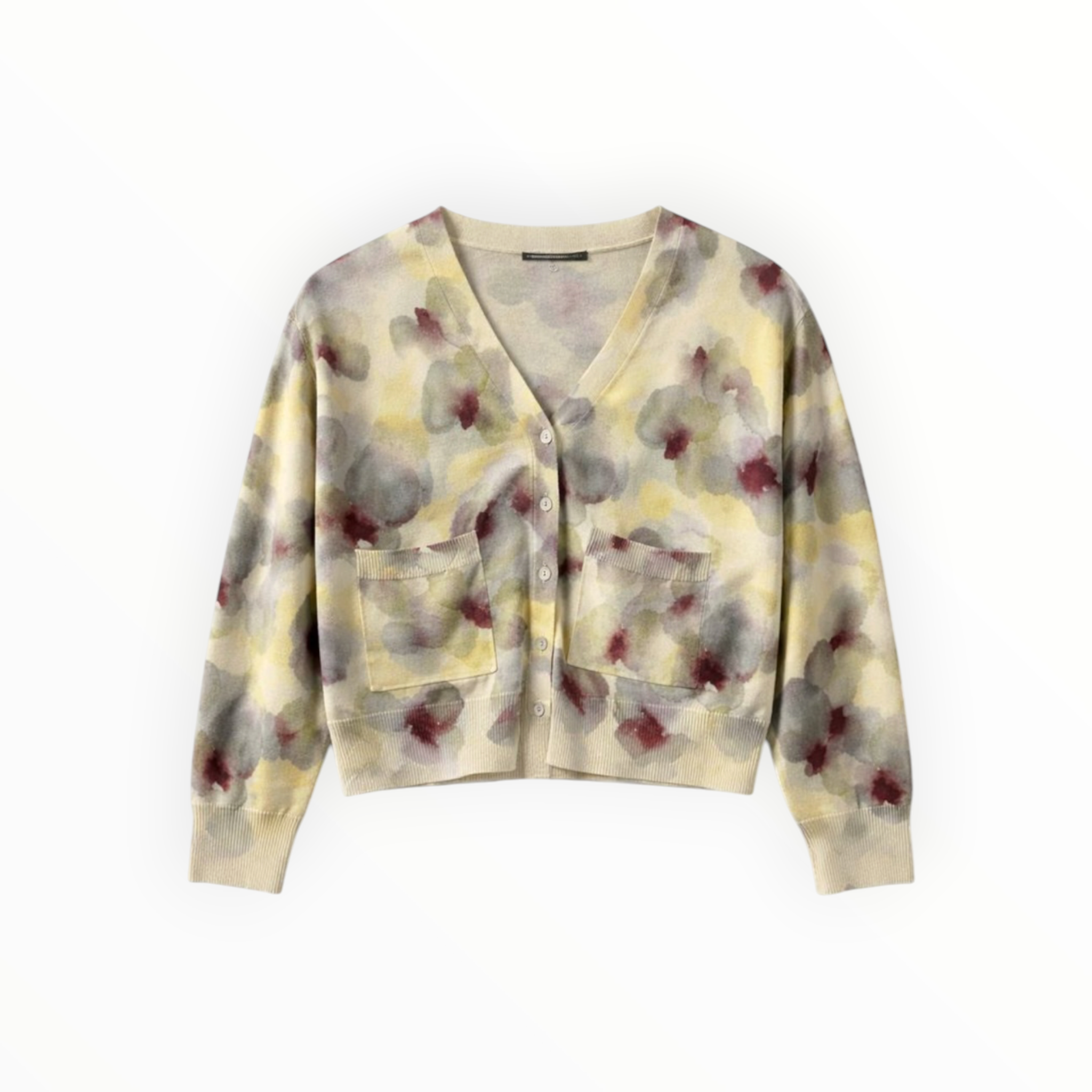 in bed with yOu Watercolor Floral Cardigan