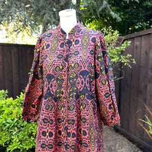 Carolina K Caro Robe - Ikat Terracotta