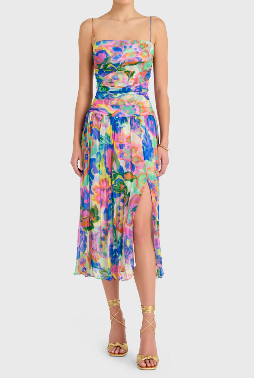 Amanda Uprichard Lumiere Dress - Fleetwood Print