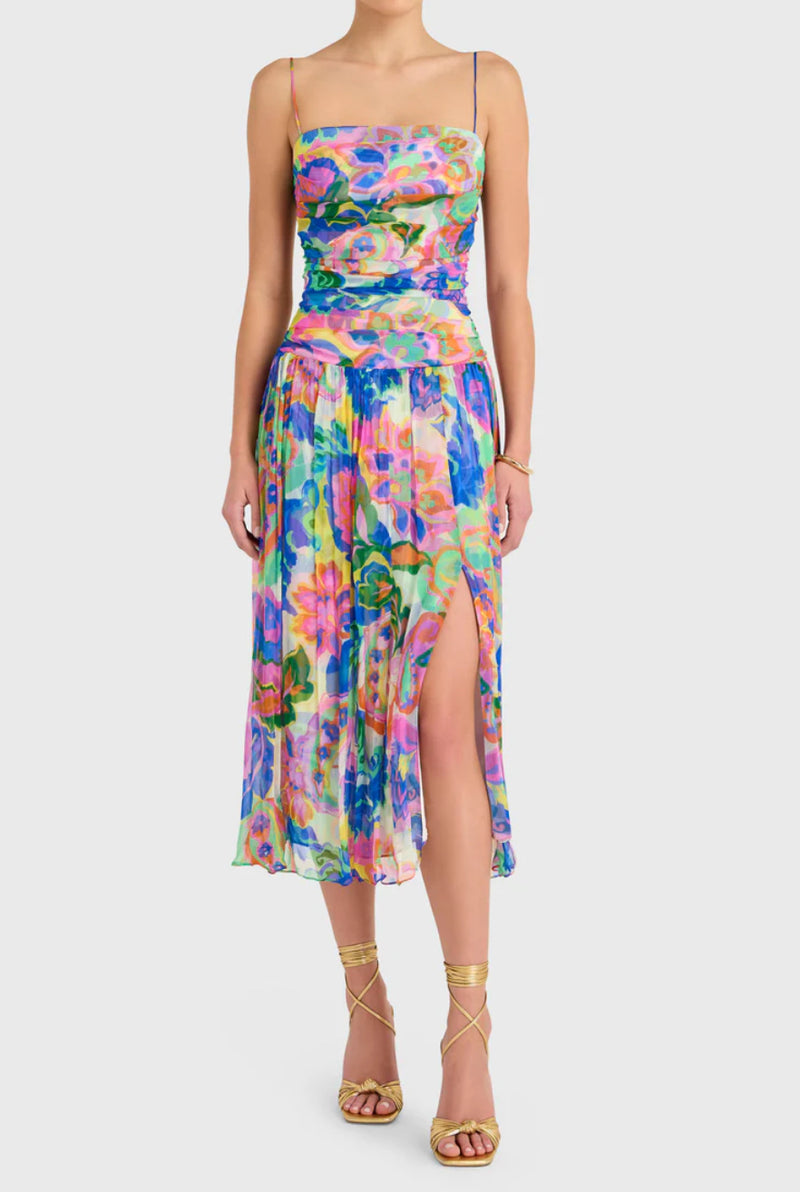 Amanda Uprichard Lumiere Dress - Fleetwood Print