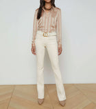 L’Agence Selma Coated Bootcut Jean - French Vanilla