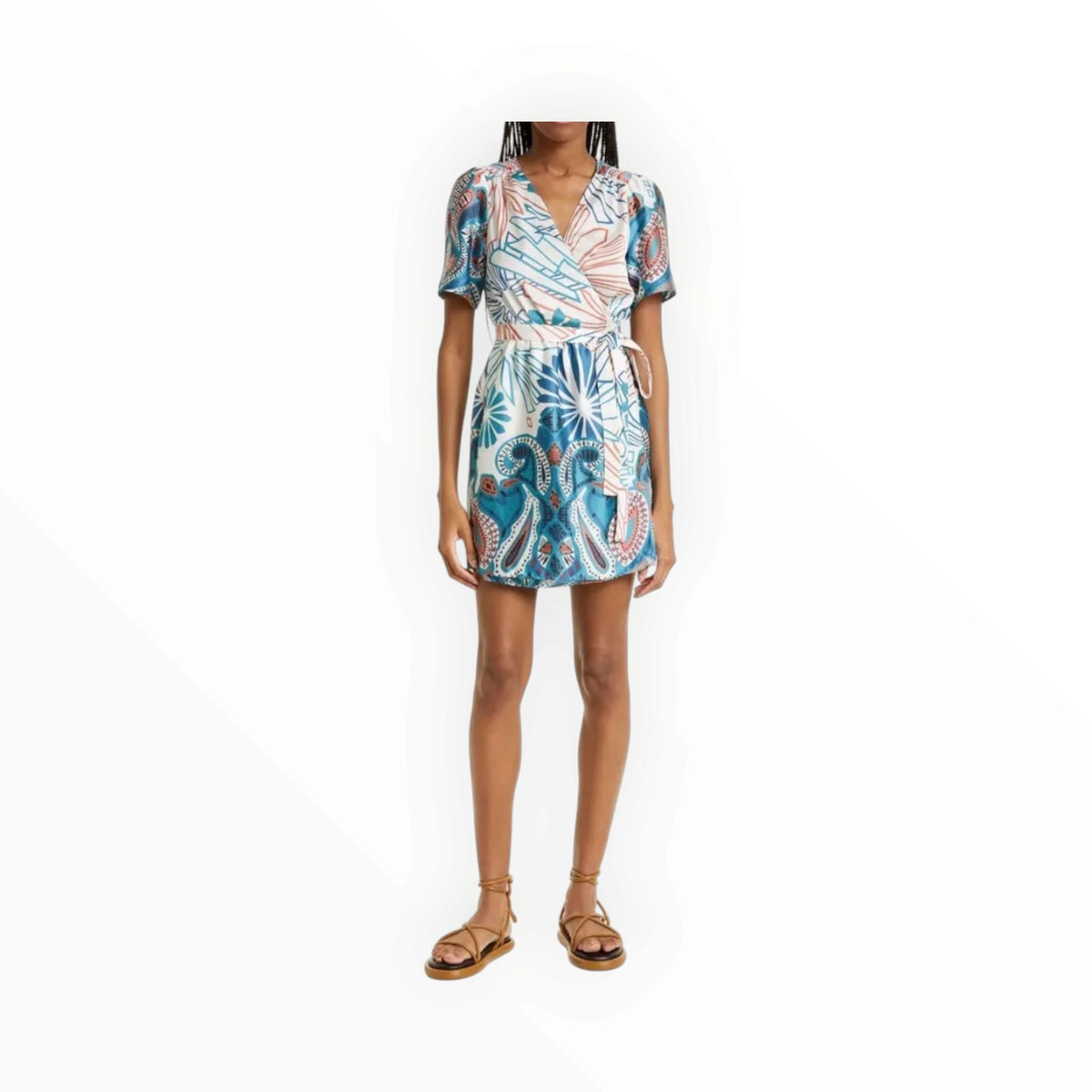 ba&sh Jara Short Dress - Turquoise